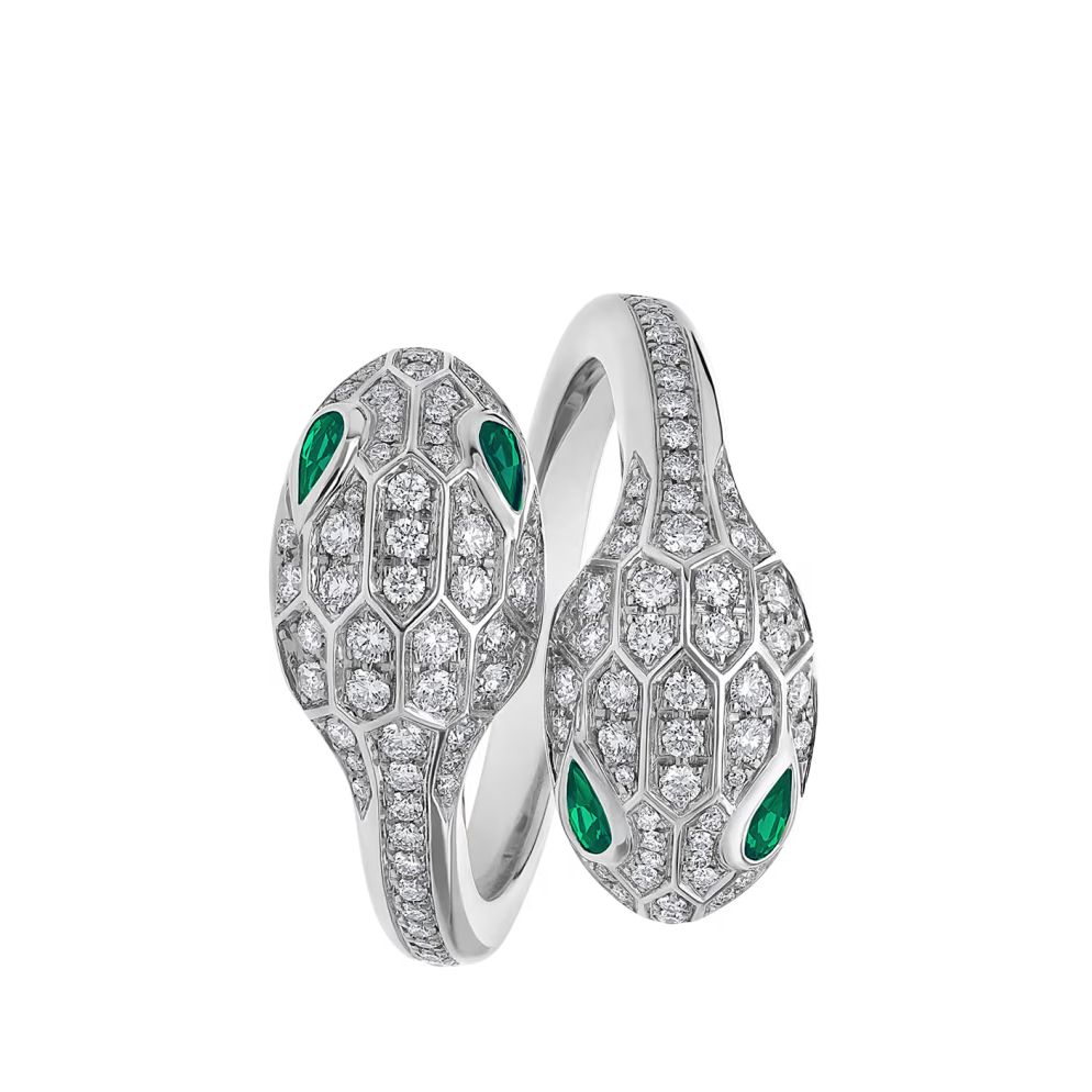 BVLGARI SERPENTI SEDUTTORI RING WHITE GOLD