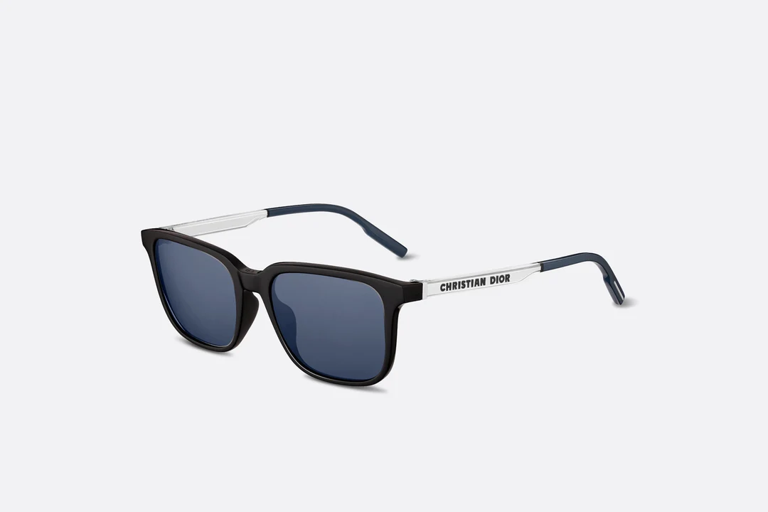 DiorTag SU Black Rectangular Sunglasses Dior