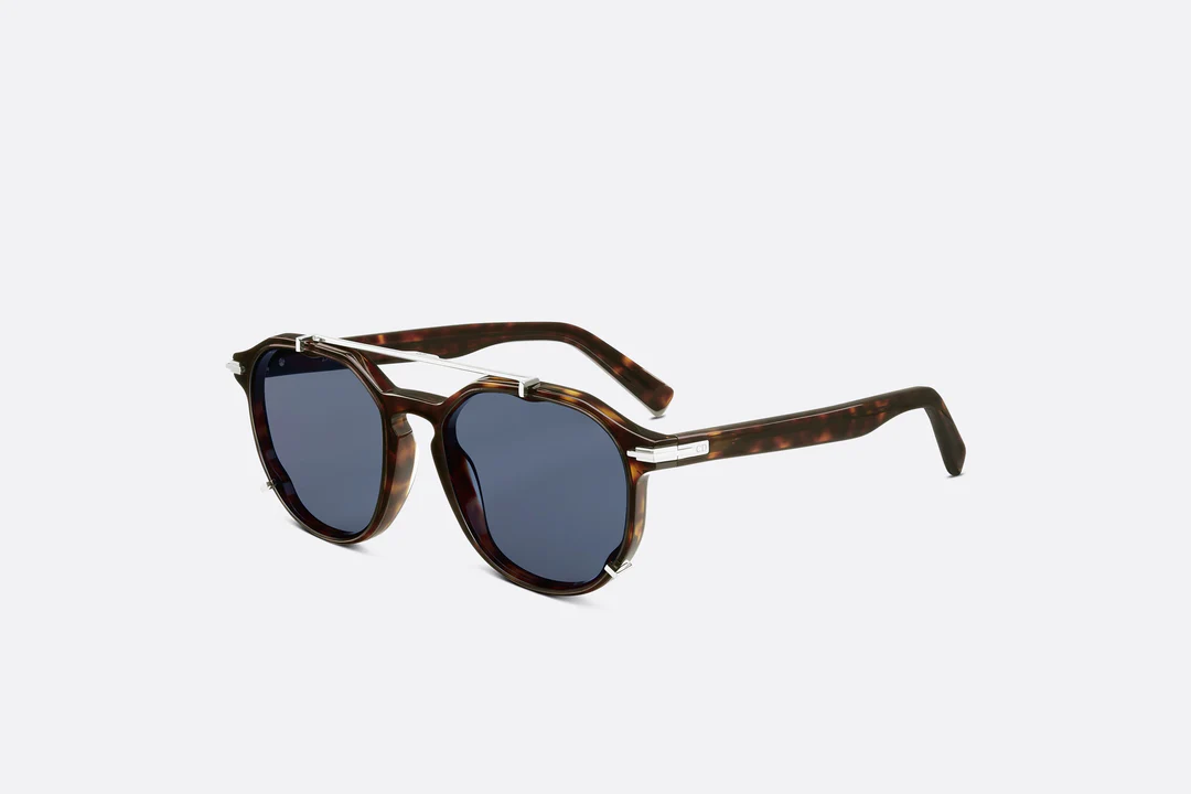 DiorBlackSuit RI Brown Tortoiseshell Effect Pantos Sunglasses Dior