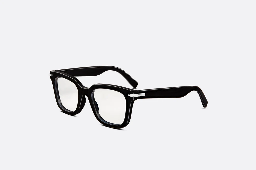 DiorBlackSuit Black Square Glasses with Blue Light Filter Dior