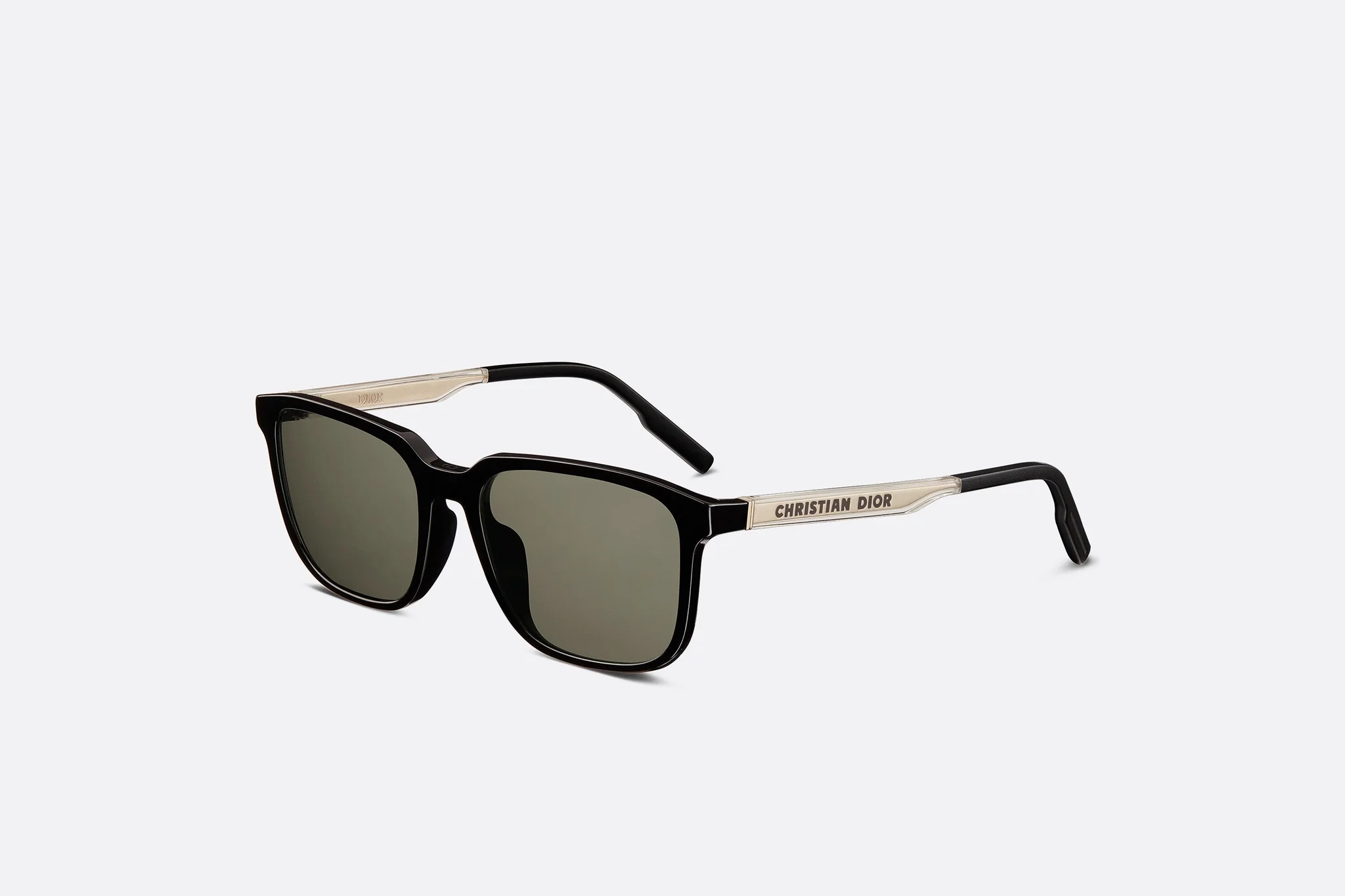DiorTag SU Black Rectangular Sunglasses Dior