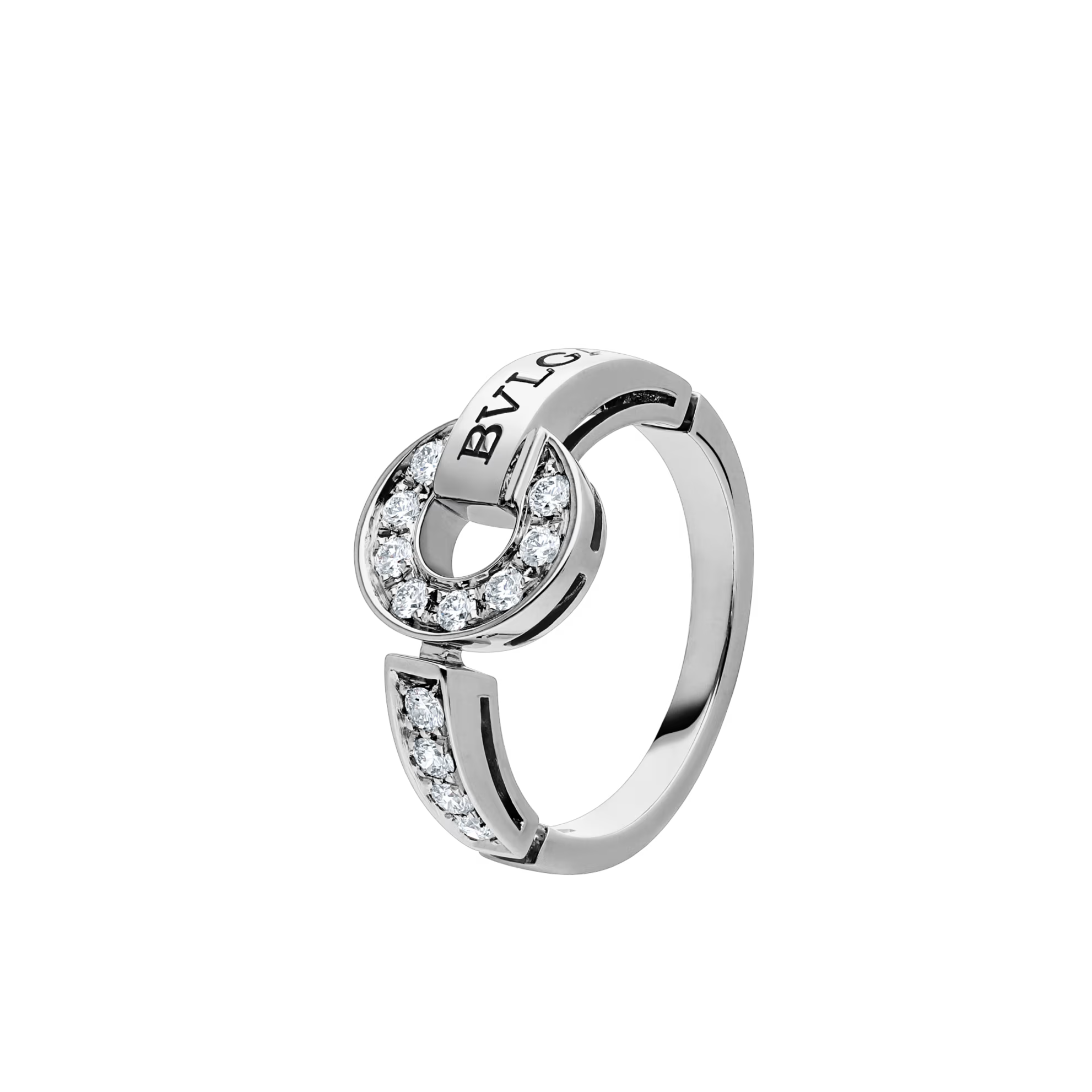 BVLGARI BVLGARI RING WHITE GOLD