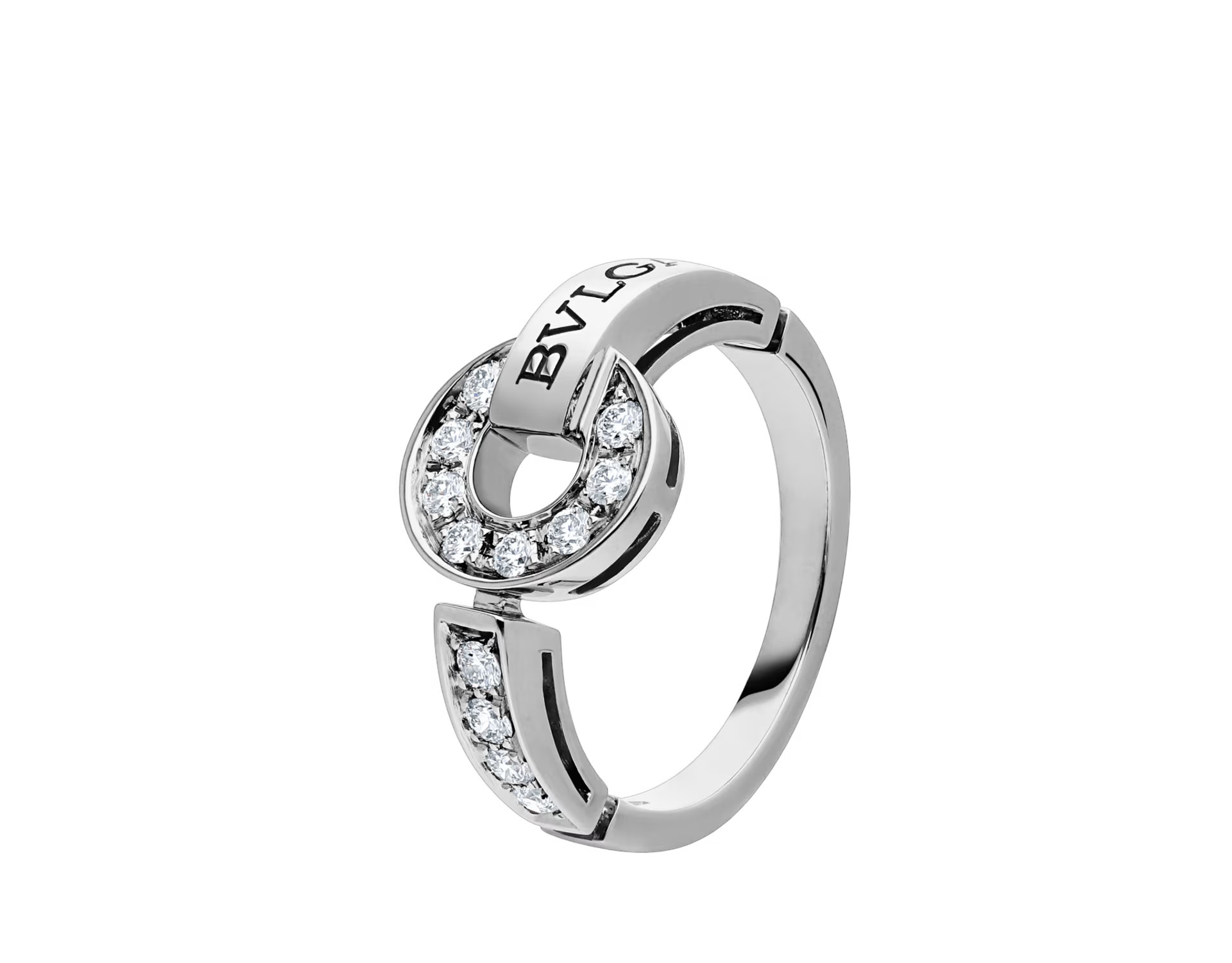 BVLGARI BVLGARI RING WHITE GOLD