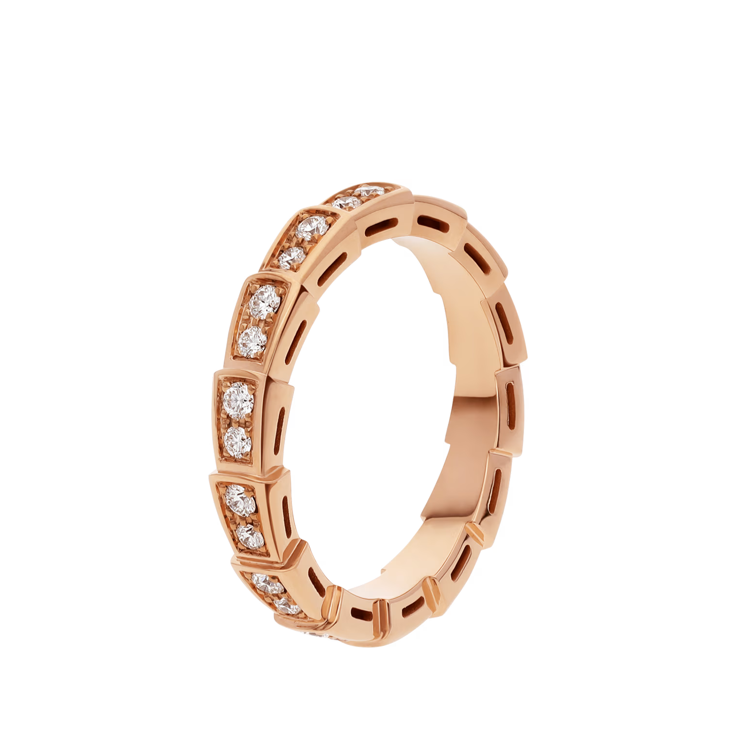 BVLGARI SERPENTI VIPER RING ROSE GOLD