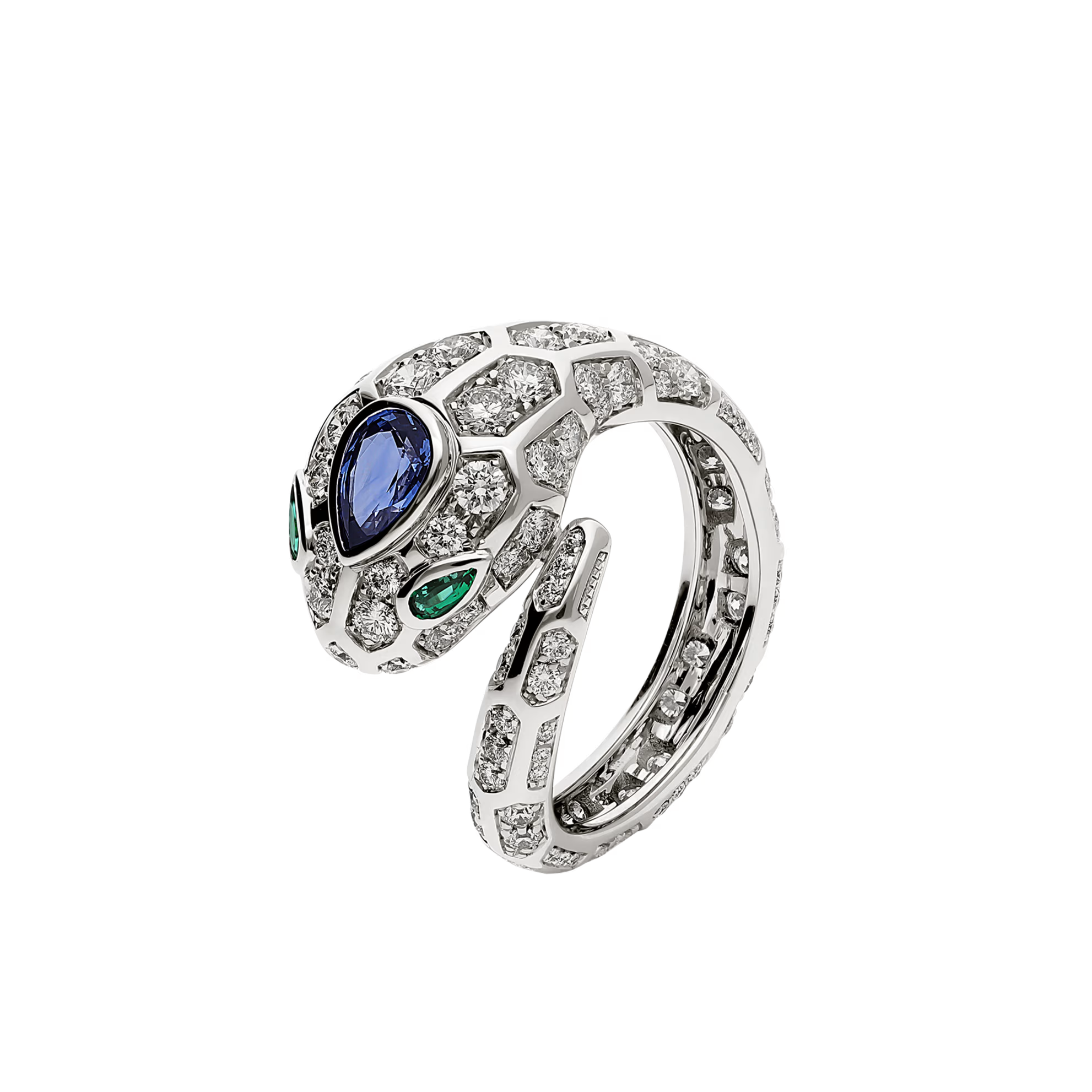 BVLGARI SERPENTI SEDUTTORI RING WHITE GOLD
