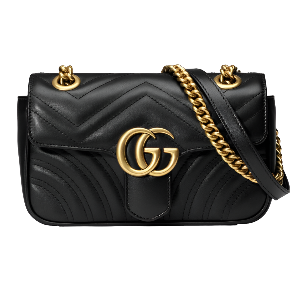 Gucci GG Women GG Marmont Matelassé Mini Bag in Matelassé Chevron Leather