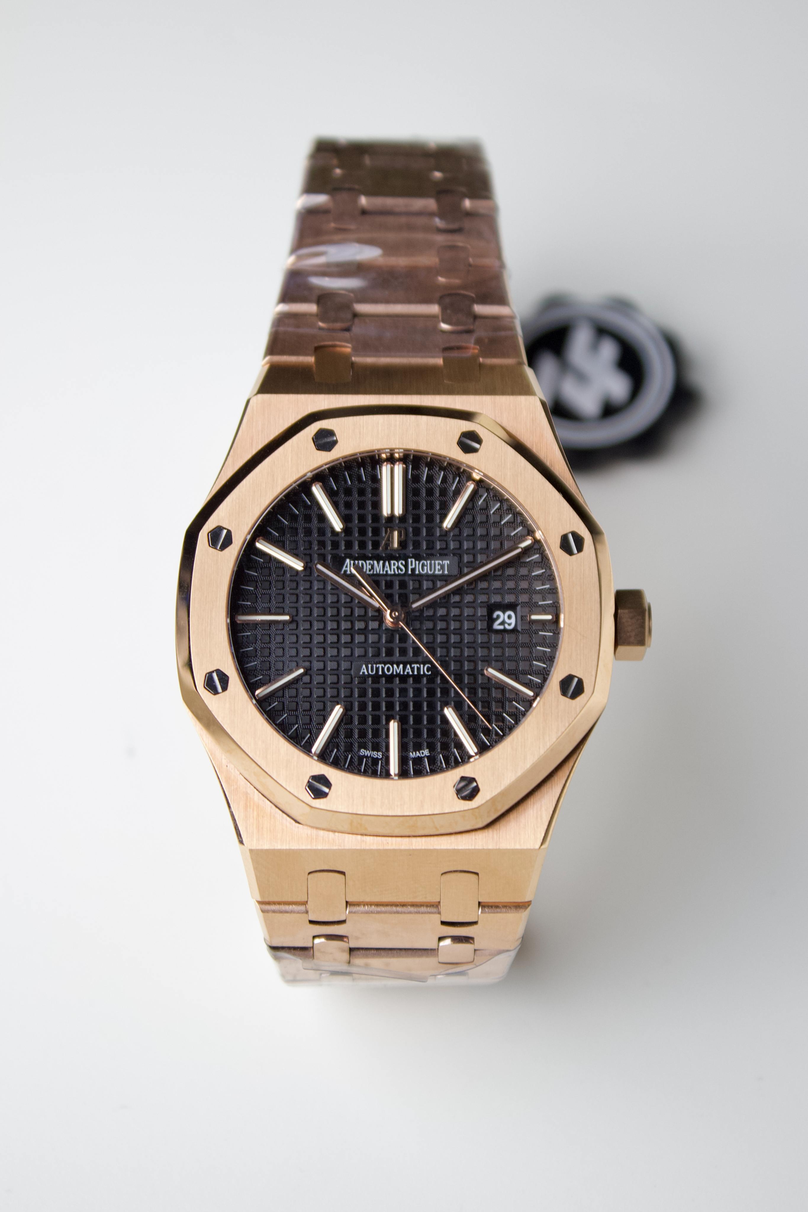 AUDEMARS PIGUET ROYAL OAK ROSE GOLD / BLACK