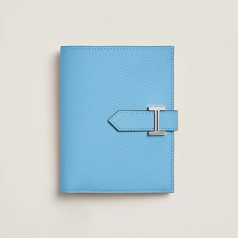 Hermes Bearn Compact wallet Céleste
