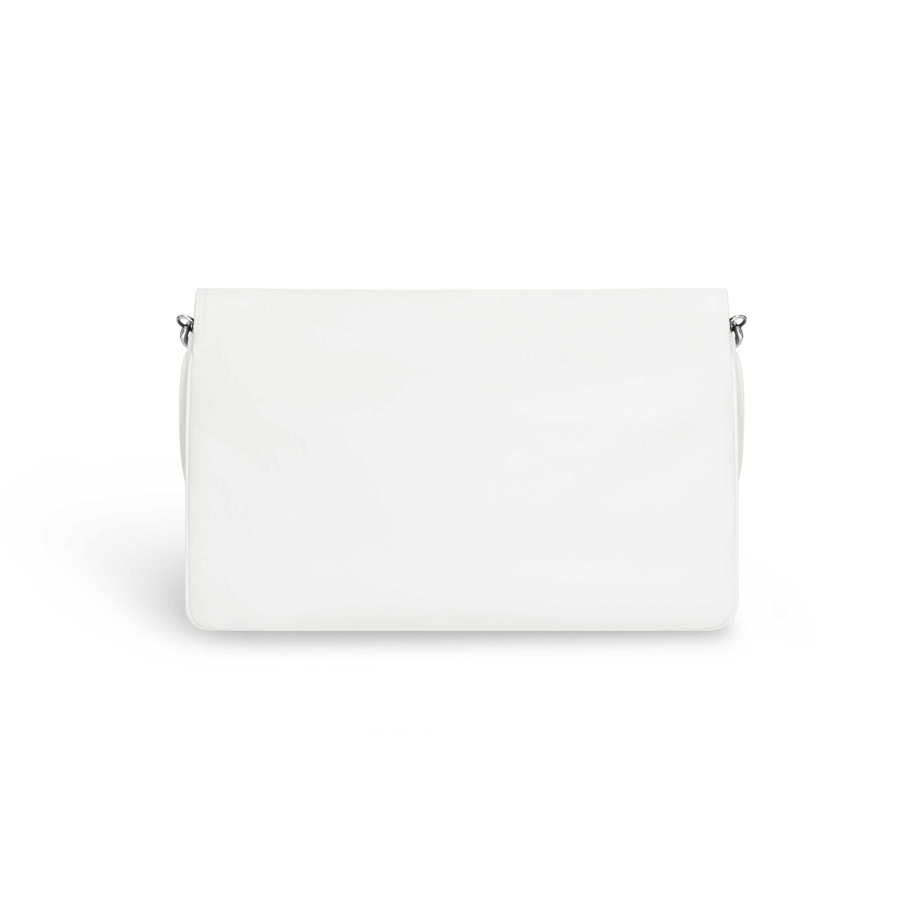 Bb Soft Large Flap Bag in Optic White Balenciaga