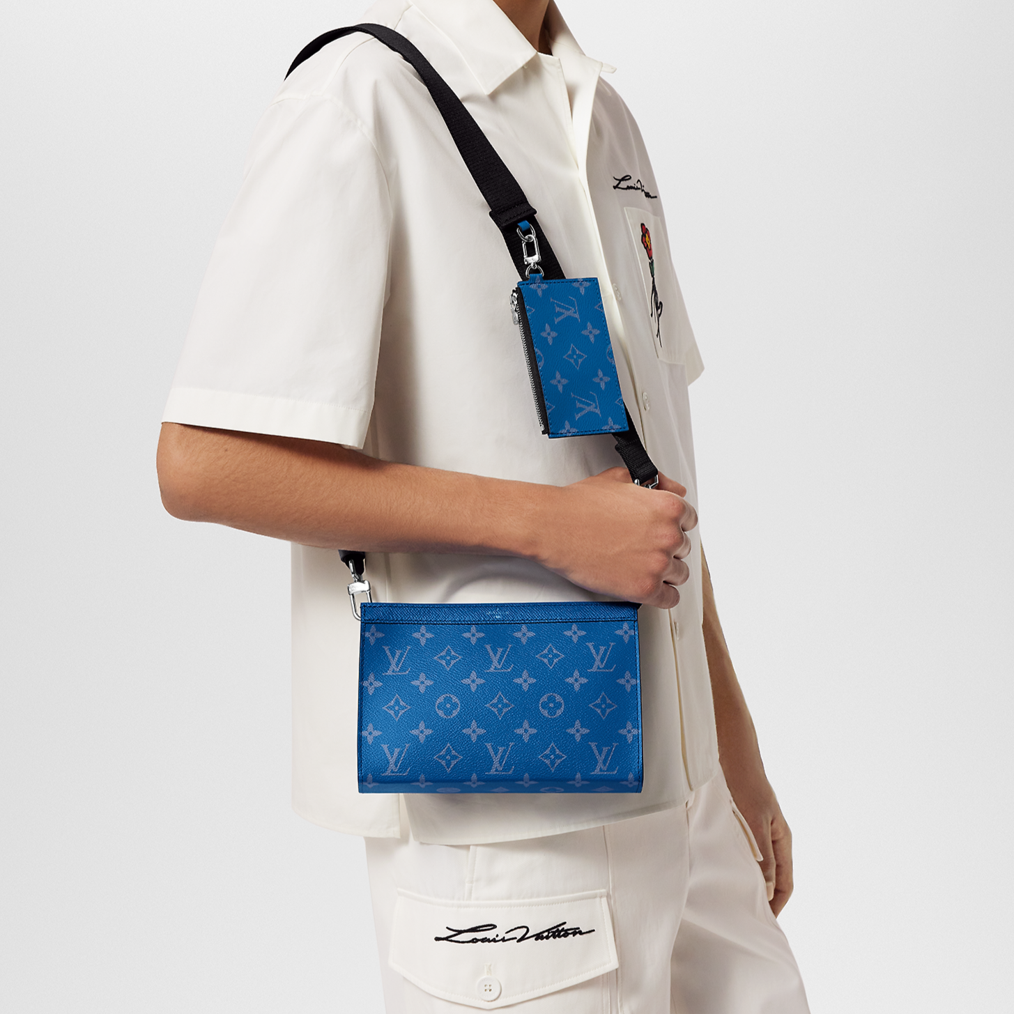 Louis Vuitton  Gaston Wearable Wallet BLUE