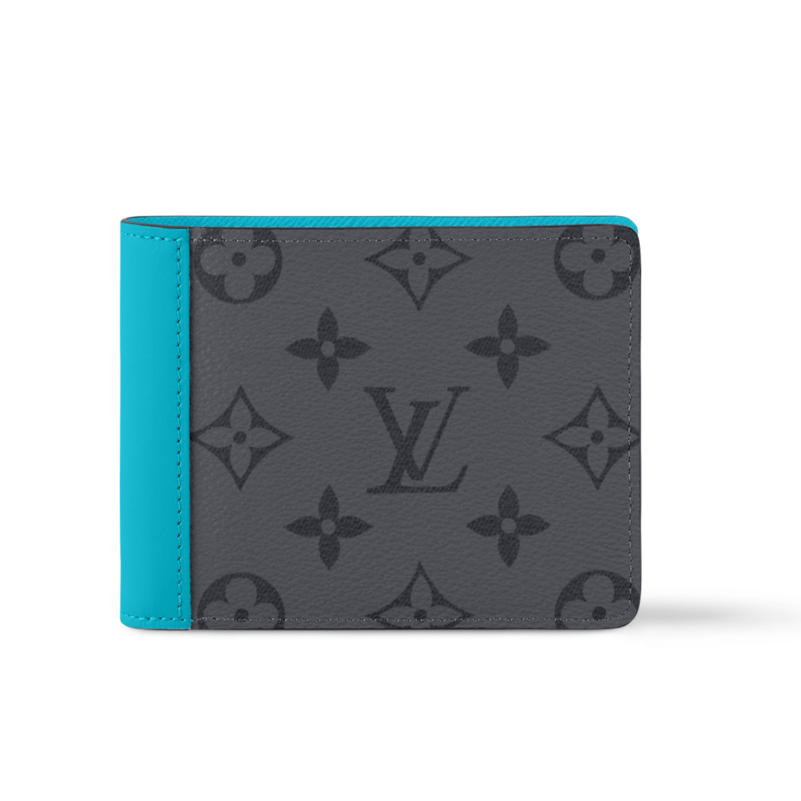 Louis Vuitton LV Multiple Wallet   Luxury Compact Wallets -Blue and grey