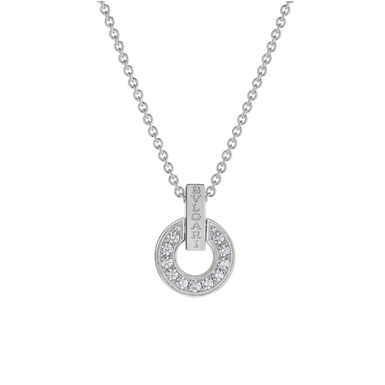 BVLGARI NECKLACE WHITE GOLD
