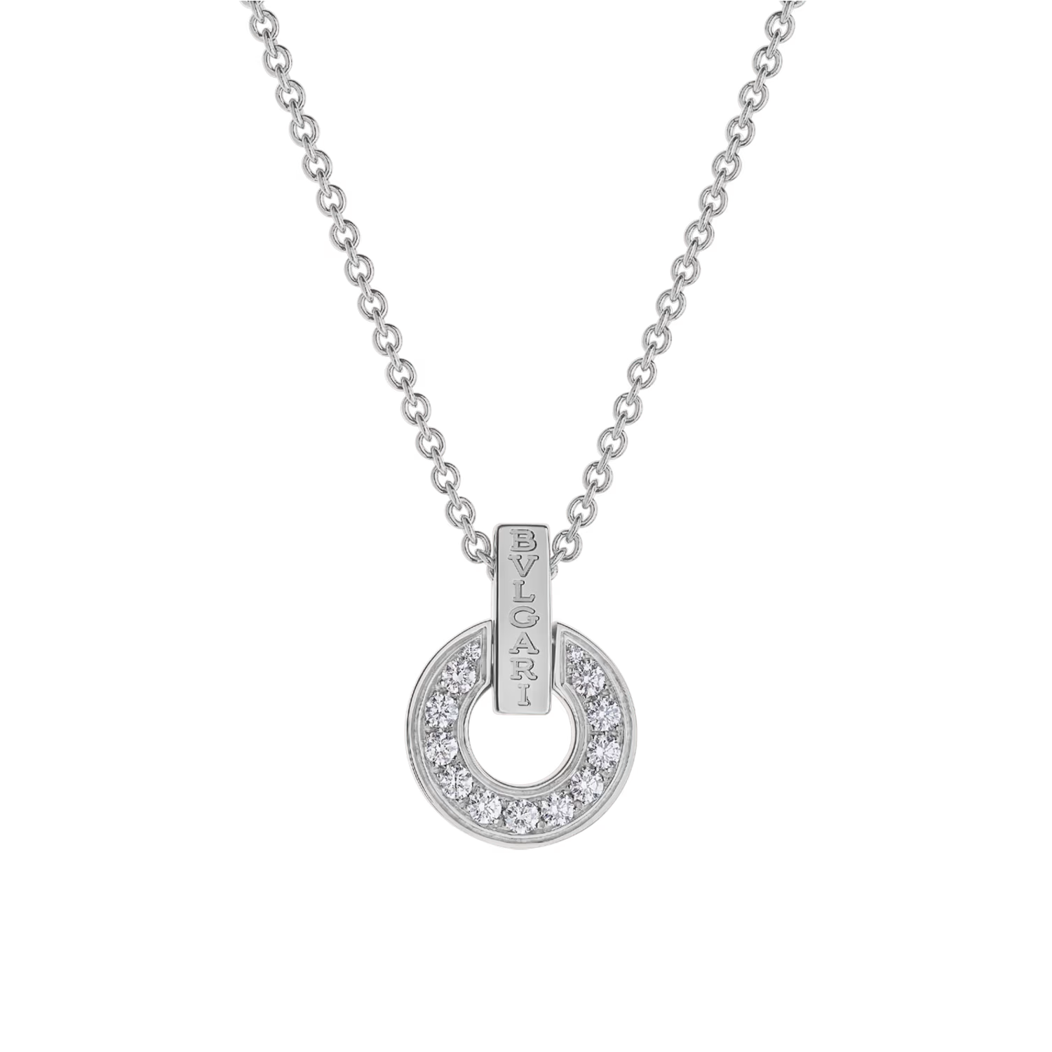 BVLGARI NECKLACE WHITE GOLD