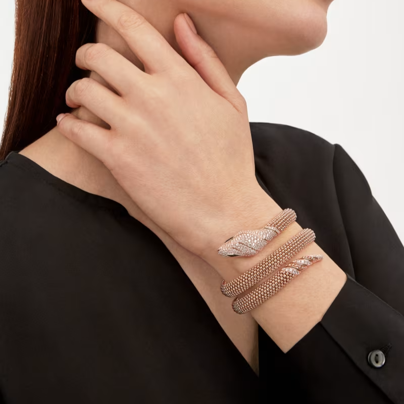 BVLGARI SERPENTI BRACELET ROSE GOLD