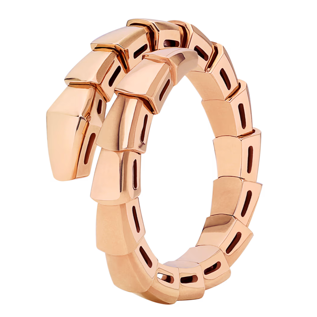 BVLGARI SERPENTI VIPER RING ROSE GOLD