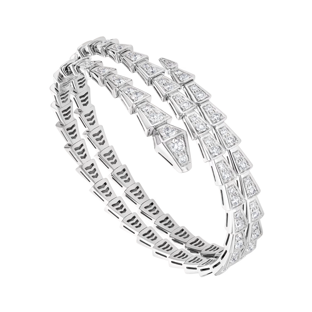 BVLGARI SERPENTI VIPER BRACELET WHITE GOLD