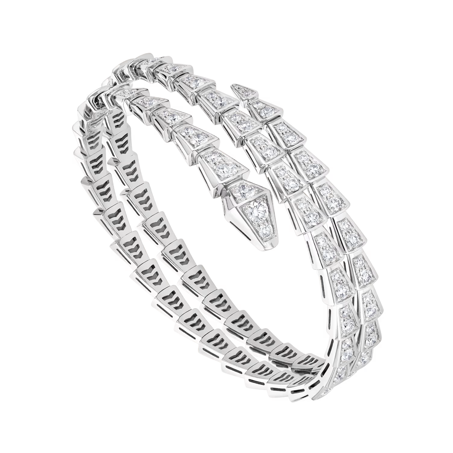 BVLGARI SERPENTI VIPER BRACELET WHITE GOLD