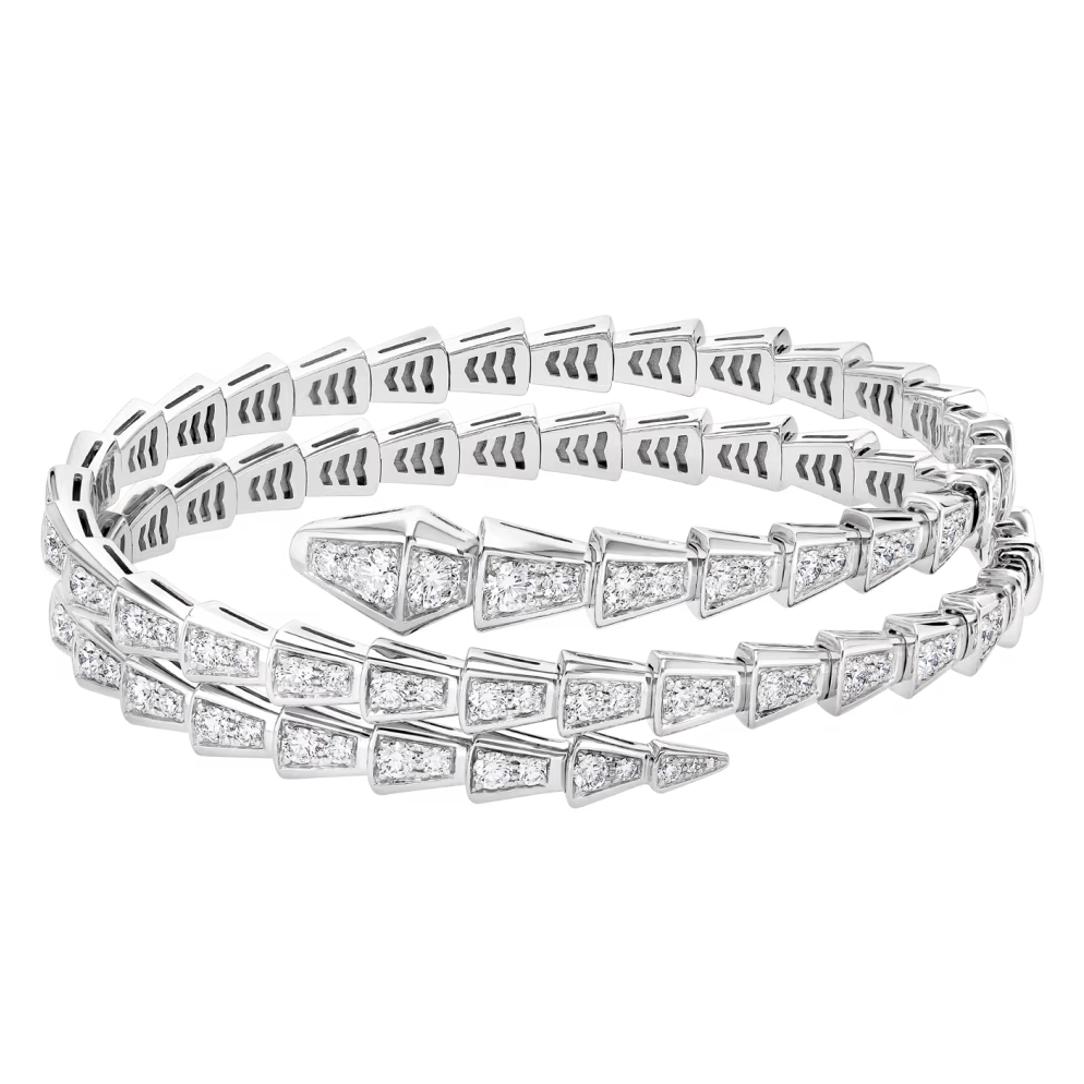 BVLGARI SERPENTI VIPER BRACELET WHITE GOLD