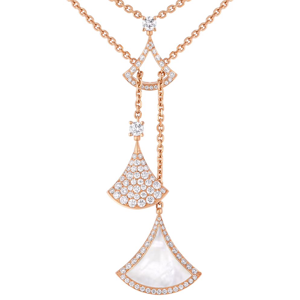 BVLGARI DIVAS  DREAM NECKLACE ROSE GOLD