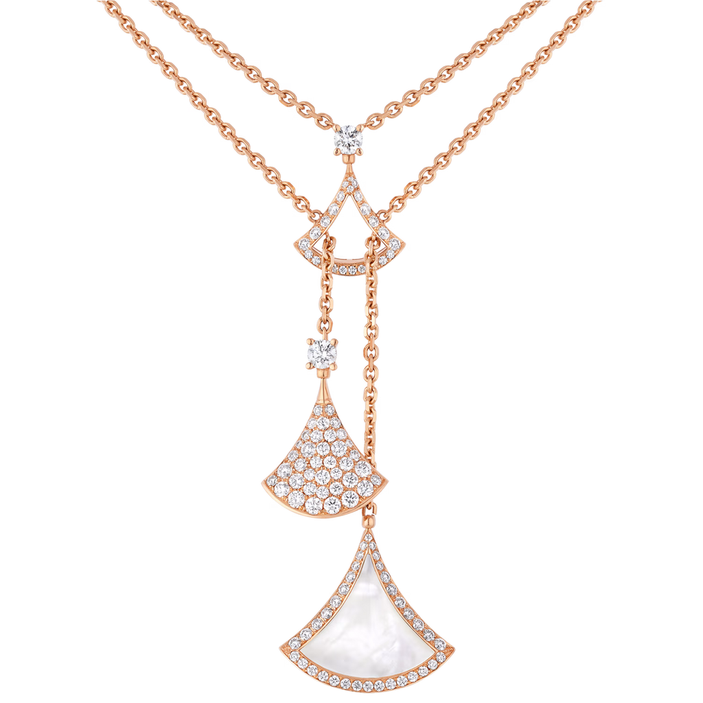 BVLGARI DIVAS  DREAM NECKLACE ROSE GOLD