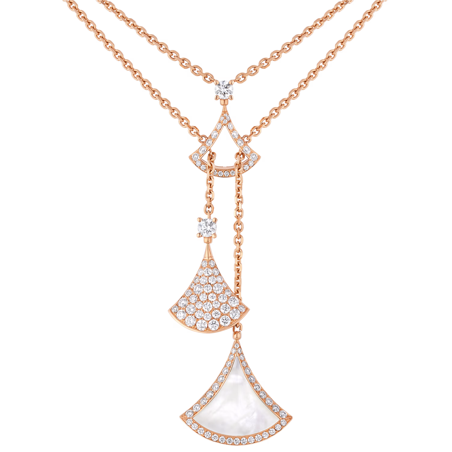 BVLGARI DIVAS  DREAM NECKLACE ROSE GOLD