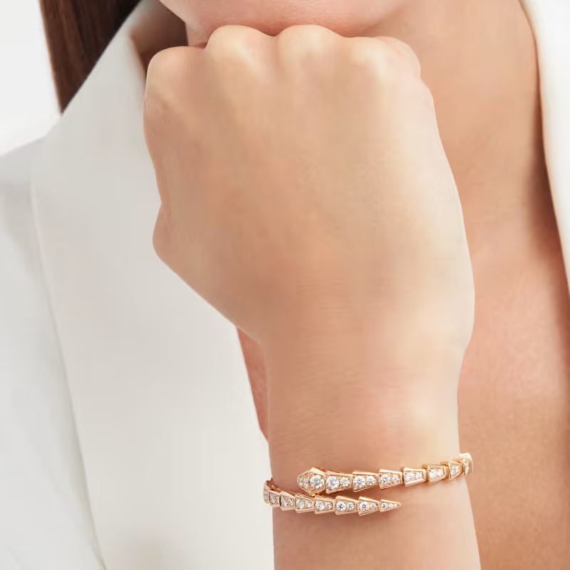 BVLGARI SERPENTI VIPER BRACELET ROSE GOLD