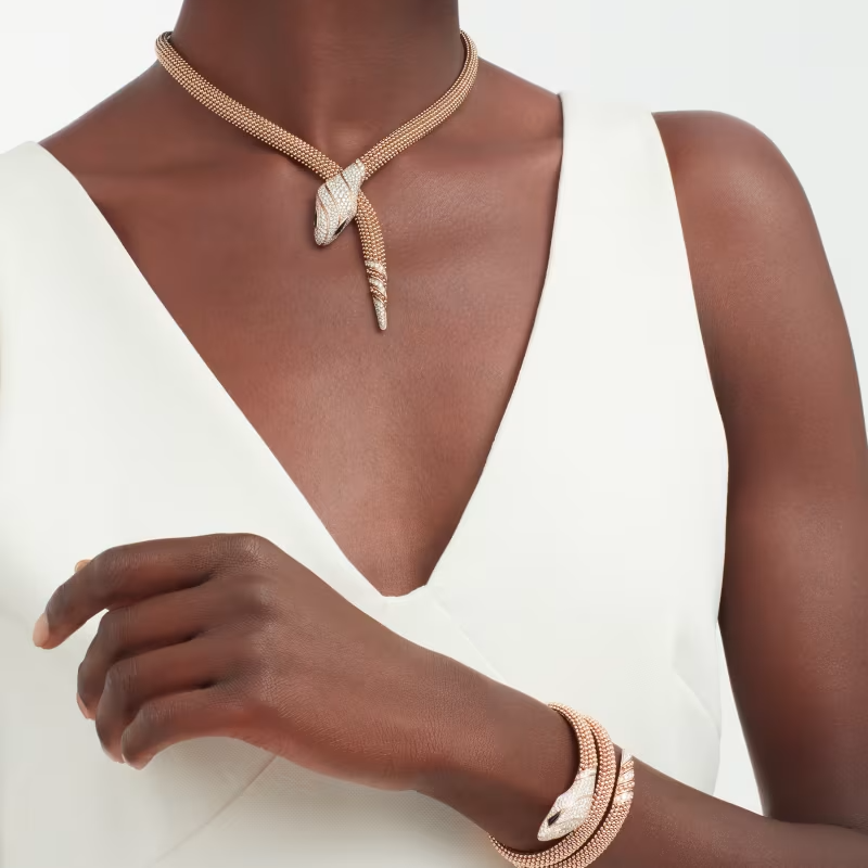 BVLGARI SERPENTI BRACELET ROSE GOLD