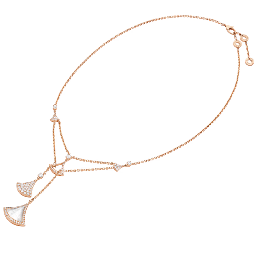 BVLGARI DIVAS  DREAM NECKLACE ROSE GOLD