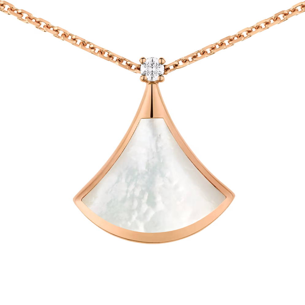 BVLGARI DIVAS DREAM NECKLACE ROSE GOLD  NECKLACES