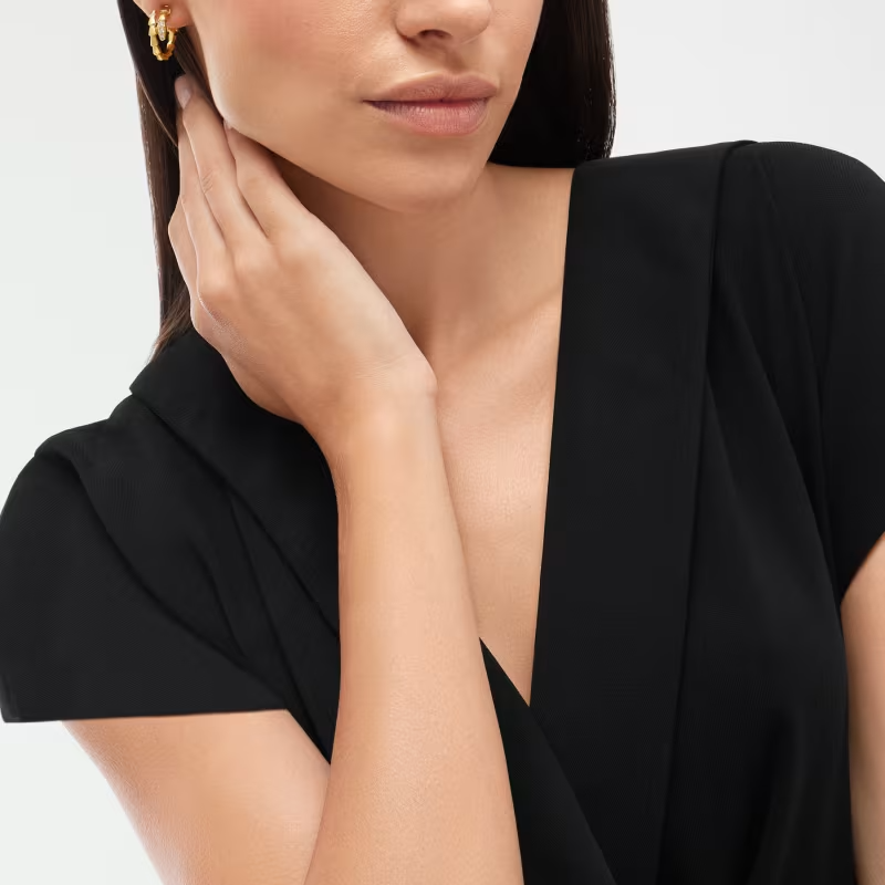 BVLGARI SERPENTI VIPER EARRINGS YELLOW GOLD