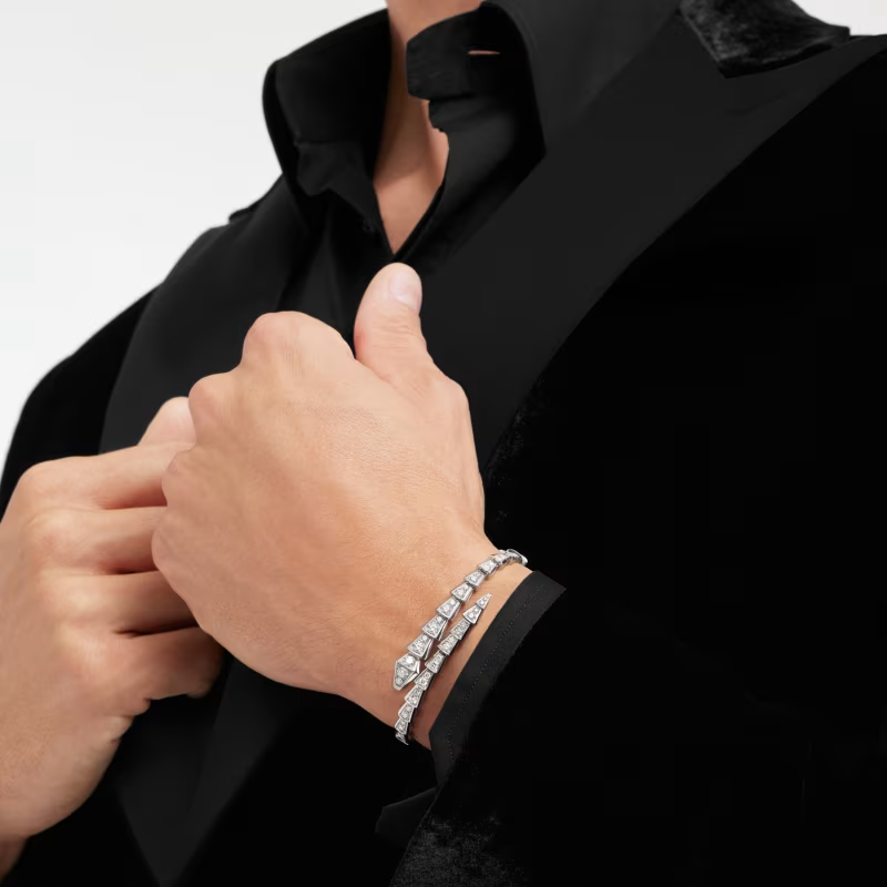 BVLGARI SERPENTI VIPER BRACELET WHITE GOLD