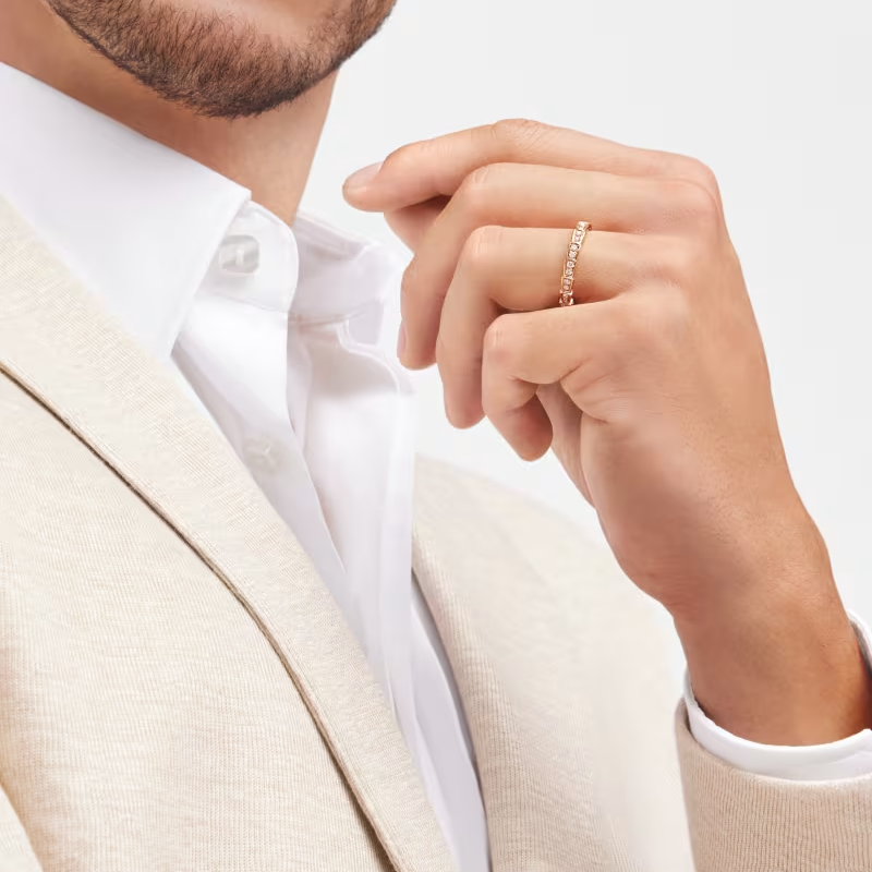 BVLGARI SERPENTI VIPER RING ROSE GOLD