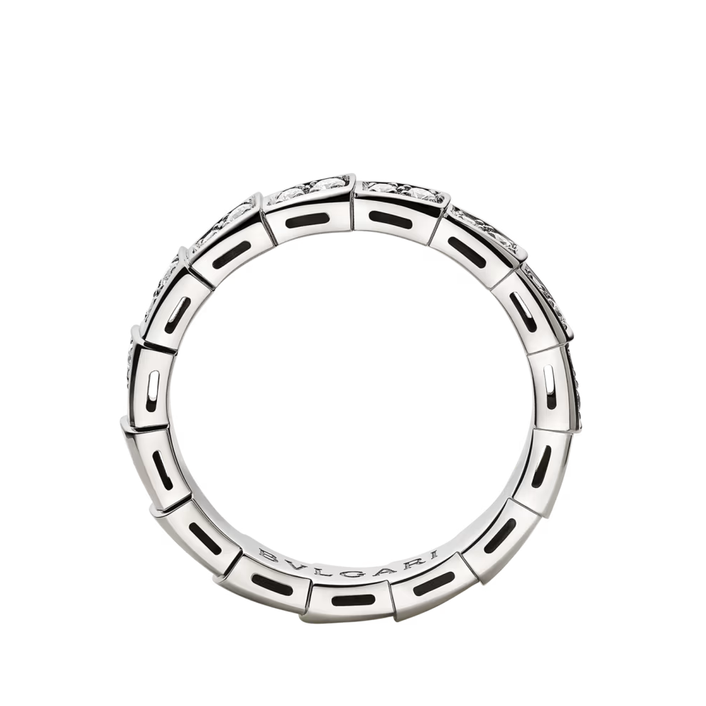 BVLGARI SERPENTI VIPERSERPENTI VIPER RING WHITE GOLD