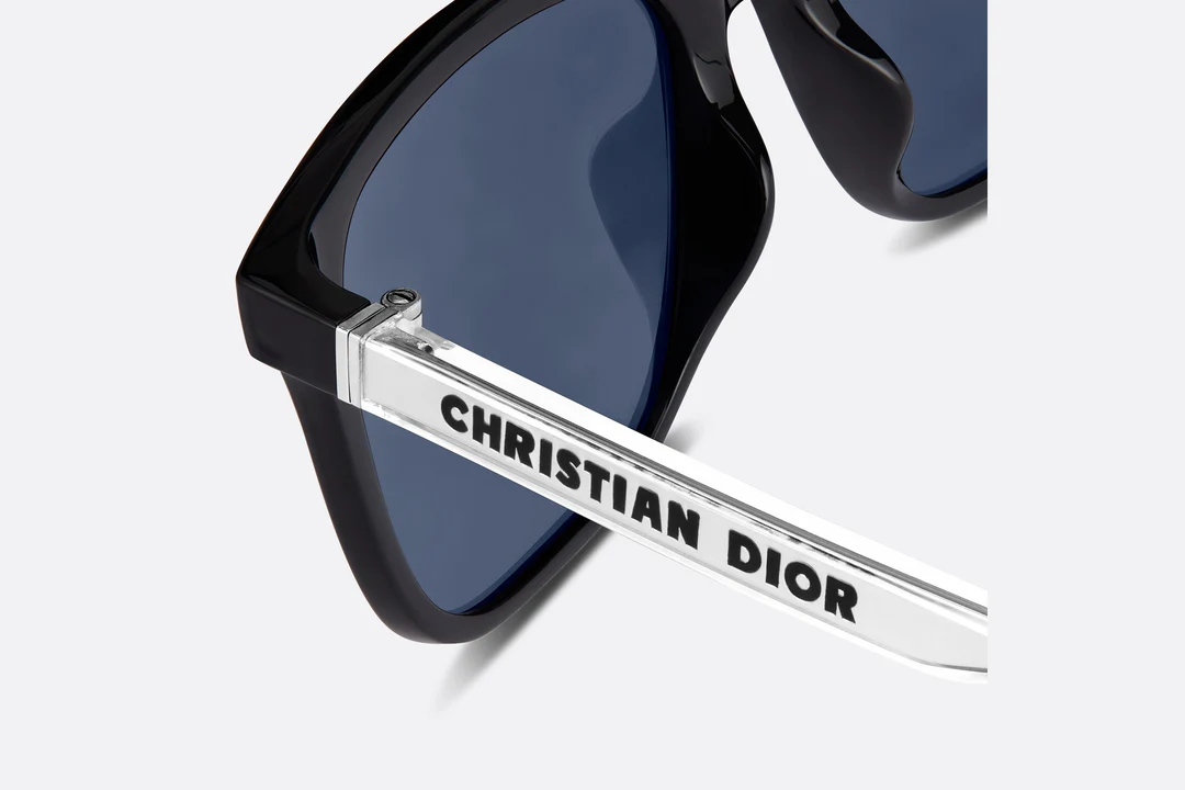 DiorTag SU Black Rectangular Sunglasses Dior
