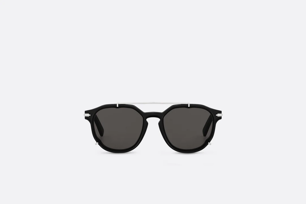 DiorBlackSuit RI Black Pantos Sunglasses