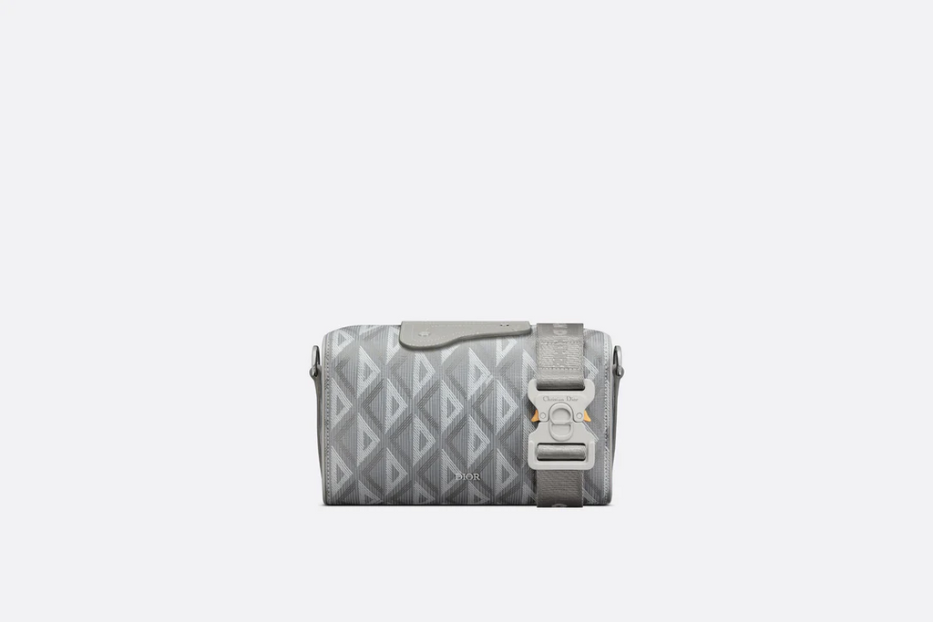Dior Lingot 22 Bag Dior Gray CD Diamond Canvas Dior Couture