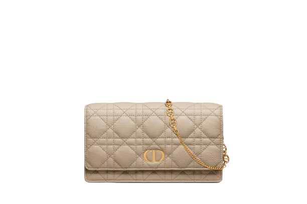 Dior Caro Pouch  Natural Supple Cannage Calfskin  Dior Couture