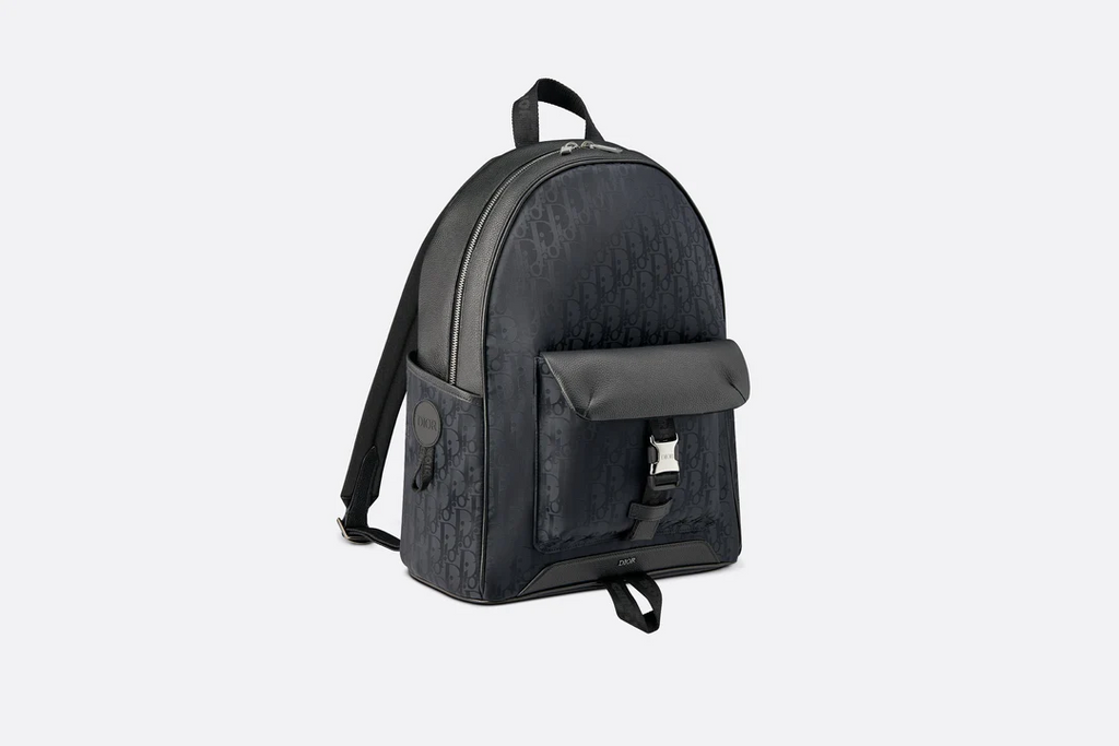 Dior Explorer Backpack  Black Dior Oblique Mirage Technical Fabric an  Dior Couture