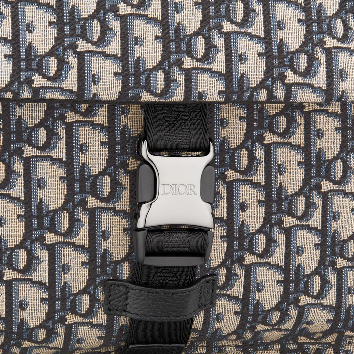 Dior Explorer Backpack  Beige and Black Dior Oblique Jacquard Dior Couture