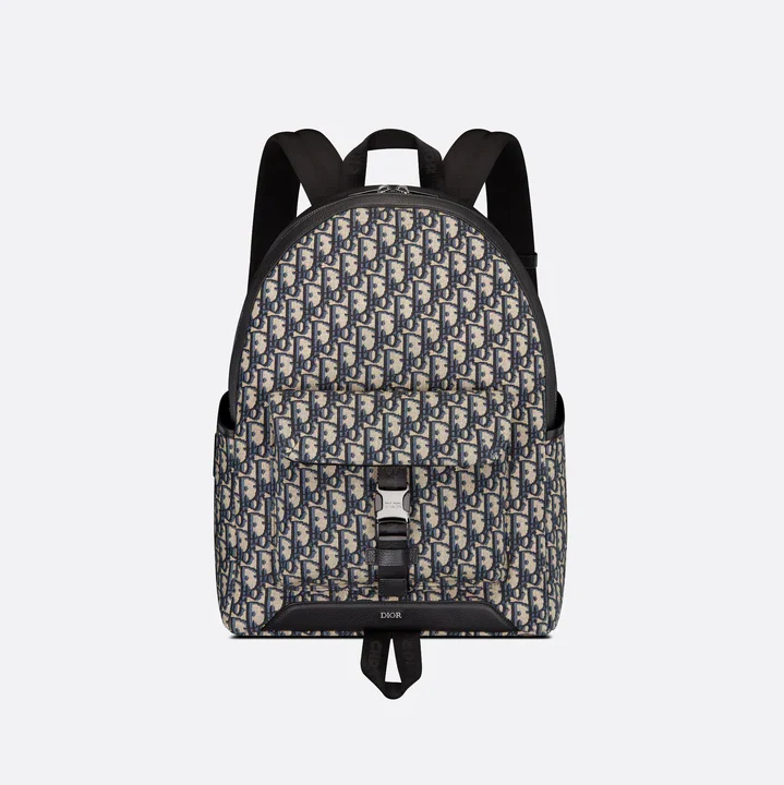 Dior Explorer Backpack  Beige and Black Dior Oblique Jacquard Dior Couture