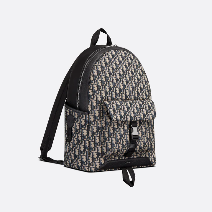 Dior Explorer Backpack  Beige and Black Dior Oblique Jacquard Dior Couture