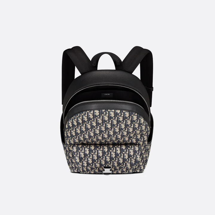 Dior Explorer Backpack  Beige and Black Dior Oblique Jacquard Dior Couture