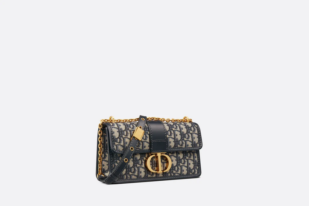 Montaigne East-West Bag  Blue Dior Oblique Jacquard  Dior Couture