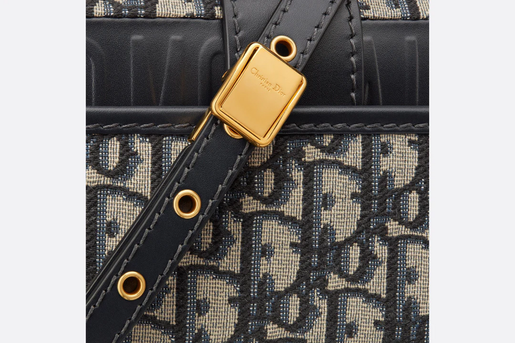Montaigne East-West Bag  Blue Dior Oblique Jacquard  Dior Couture