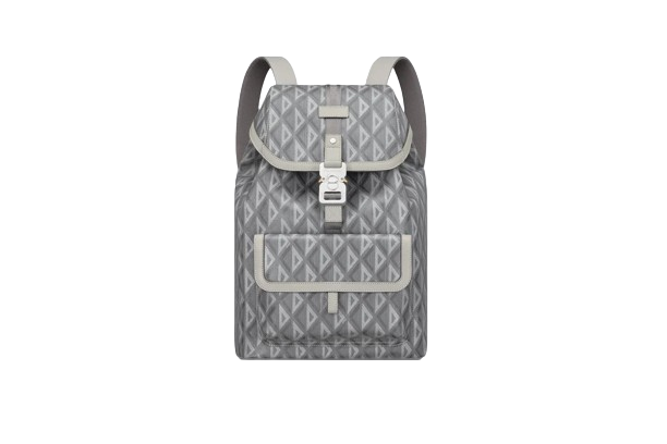 Dior Hit the Road Backpack  Dior Gray CD Diamond Canvas and Smooth Ca  Dior Couture