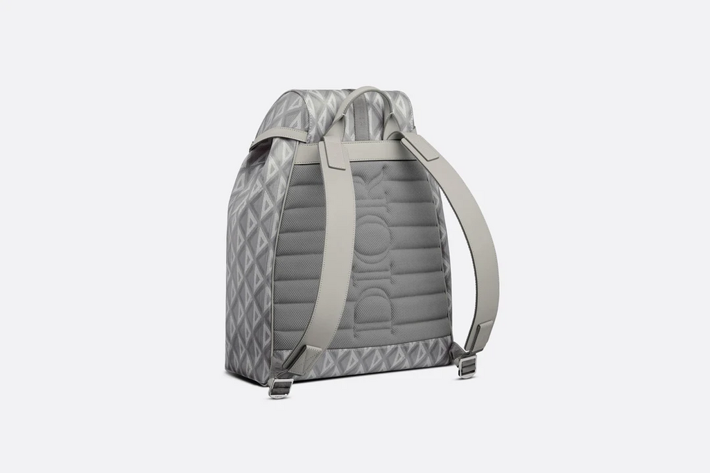 Dior Hit the Road Backpack  Dior Gray CD Diamond Canvas and Smooth Ca  Dior Couture