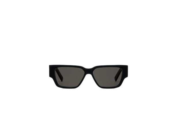 CD Diamond S5I _ Black Square Sunglasses _ Dior Couture