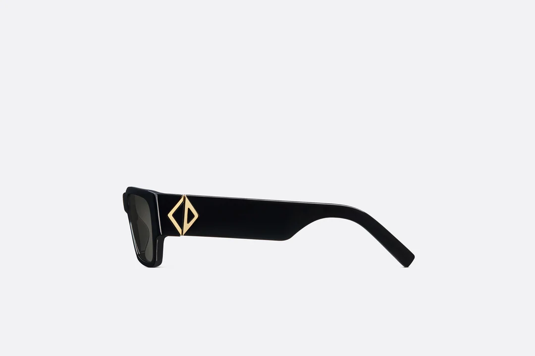 CD Diamond S5I _ Black Square Sunglasses _ Dior Couture