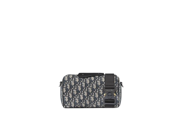 Dior Lingot 22 Bag  Beige and Black Dior Oblique Jacquard  Dior Couture