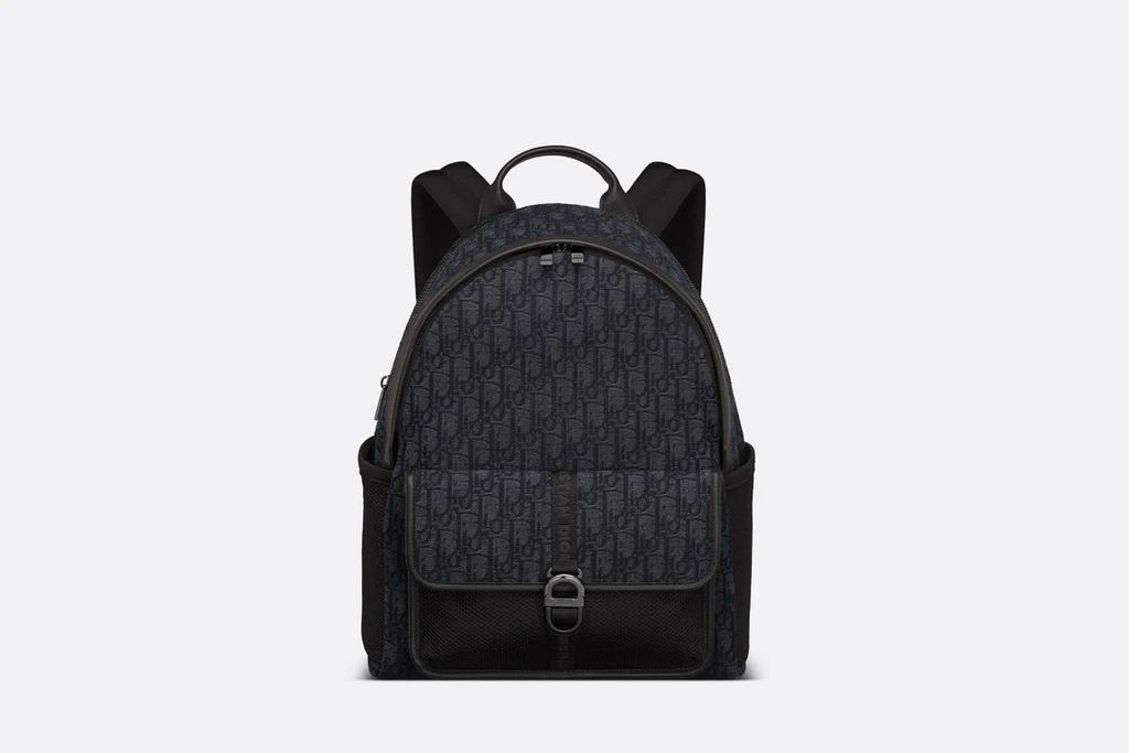 Dior 8 Backpack  Black Dior Oblique Jacquard  Dior Couture